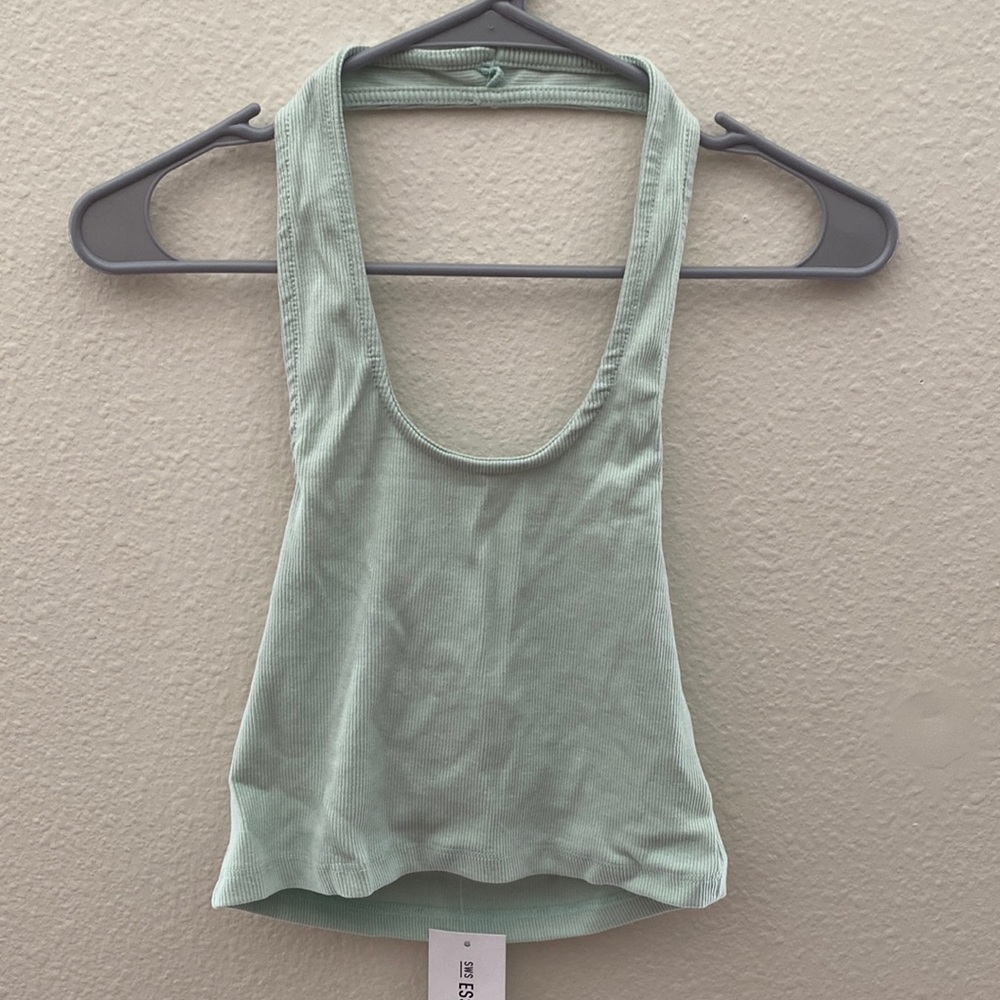 Sleeveless Mint Top